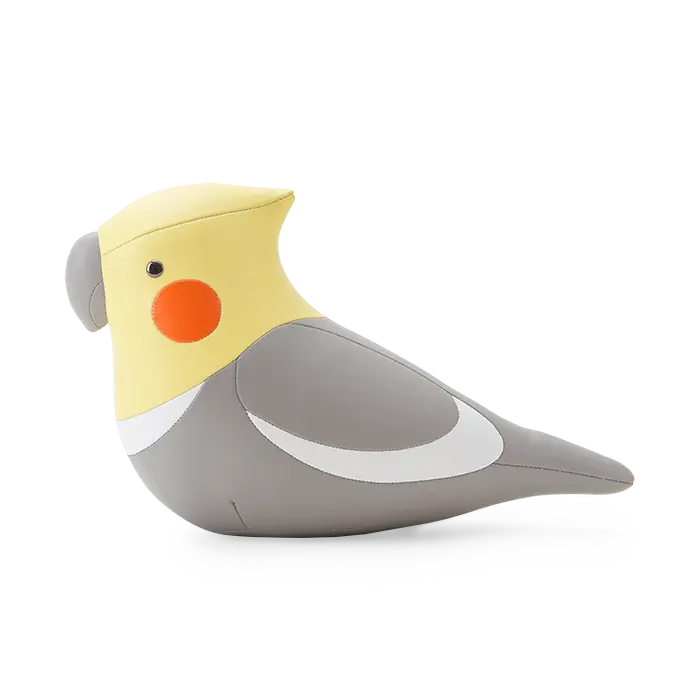 Zuny Classic Bookend Cockatiel Grey Until Pty Ltd